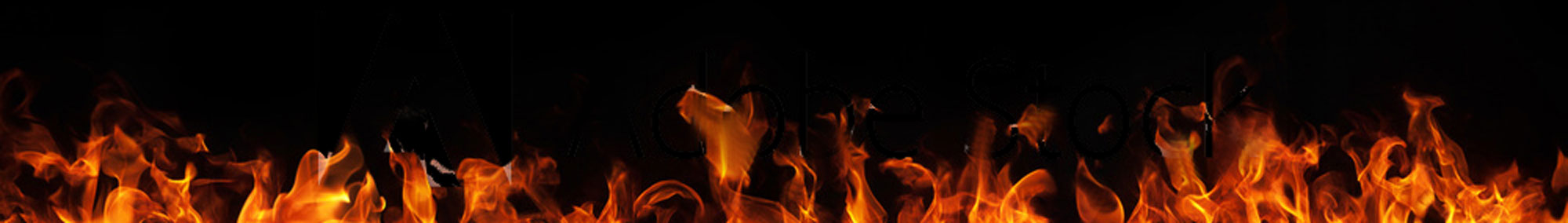 Flame grill header